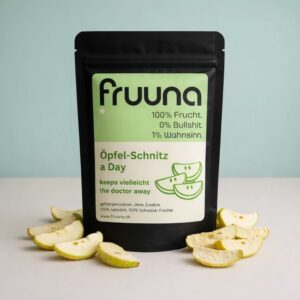 Gefriergetrocknete Apfelschnitze